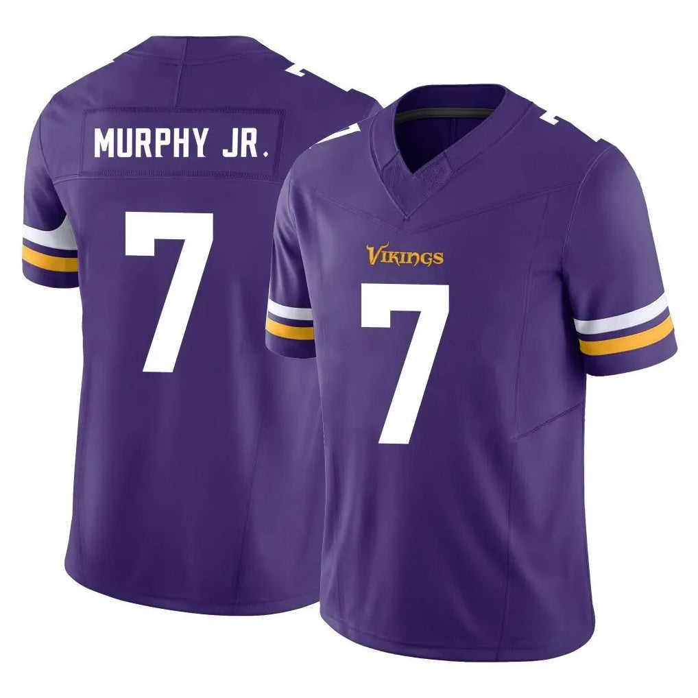 Pouc MN.Vikings #7 Byron Murphy Jr. Player Purple Limited Vapor F.U.S.E. Home Game Stitched Jerseys