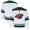 Pouc M.Wild White Away Authentic Pro Jerseys