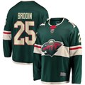 Pouc M.Wild #25 Jonas Brodin Green Breakaway Jerseys