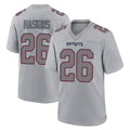 Pouc NE.Patriots #26 Hassan Haskins Player Gray Fashion Limited Home Game Stitched Jerseys