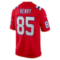Pouc NE.Patriots #85 Hunter Henry Player Navy Red Home Game Stitched Jerseys