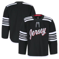 Pouc N.Jersey Devils Black Alternate Authentic Pro Jerseys
