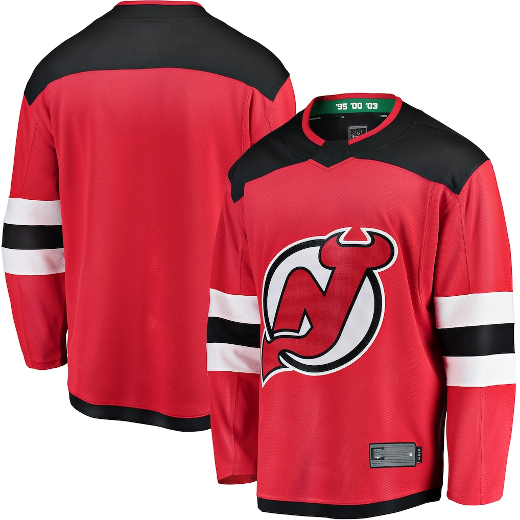 Pouc N.Jersey Devils Red Breakaway Home Jerseys