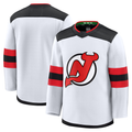 Pouc N.Jersey Devils White Away Premium Jerseys