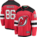 Pouc N.Jersey Devils #86 Jack Hughes Red Breakaway Player Jerseys