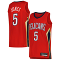 Pouc NO.Pelicans #5 Herbert Jones Red Swingman Stitched Jerseys- Statement Edition