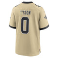 Pouc NO.Saints #0 Jordyn Tyson Gold 2026 Draft First Round Pick No. 8 Alternate Game Stitched Jerseys