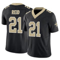 Pouc NO.Saints #21 Justin Reid Player Black Limited Vapor F.U.S.E. Home Game Stitched Jerseys
