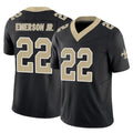 Pouc NO.Saints #22 Martin Emerson Jr. Player Black Limited Vapor F.U.S.E. Home Game Stitched Jerseys