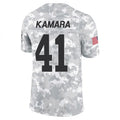Pouc NO.Saints #41 Alvin Kamara Player Arctic Camo Salute to Service Limited Stitched Jerseys