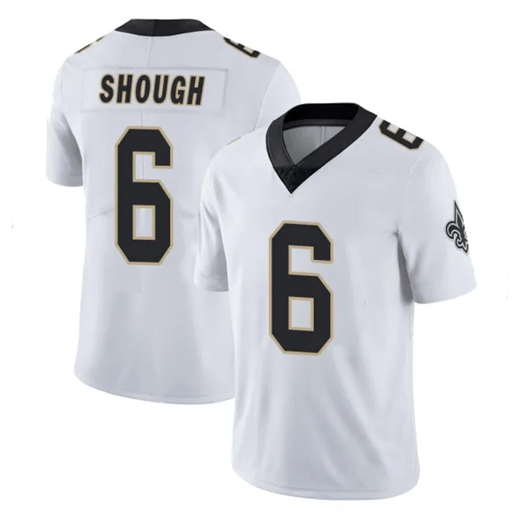 Pouc NO.Saints #6 Tyler Shough Player White Limited Vapor Untouchable Home Game Stitched Jerseys