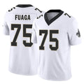 Pouc NO.Saints #75 Taliese Fuaga Player White Limited Vapor F.U.S.E. Home Game Stitched Jerseys