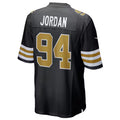 Pouc NO.Saints #94 Cameron Jordan Player Black Alternate Game Stitched Jerseys