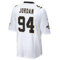 Pouc NO.Saints #94 Cameron Jordan White Game Stitched American Stitched Jerseys