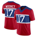 Pouc NY.Giants #17 Darnell Mooney Player Red Century Vapor F.U.S.E. Home Game Stitched Jerseys