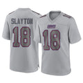 Pouc NY.Giants #18 Darius Slayton Player Gray Atmosphere Fashion Limited Game Stitched Jerseys