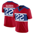 Pouc NY.Giants #22 Najee Harris Player Red Century Vapor F.U.S.E. Home Game Stitched Jerseys
