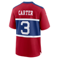 Pouc NY.Giants #3 Abdul Carter Red Alternate Game Stitched Jerseys