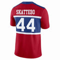 Pouc NY.Giants #44 Cam Skattebo Player Century Red Vapor Limited Stitched Jerseys