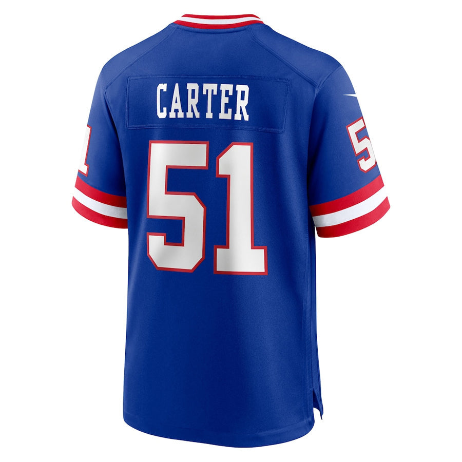 Pouc NY.Giants #51 Abdul Carter Player Royal Home Game Stitched Jerseys
