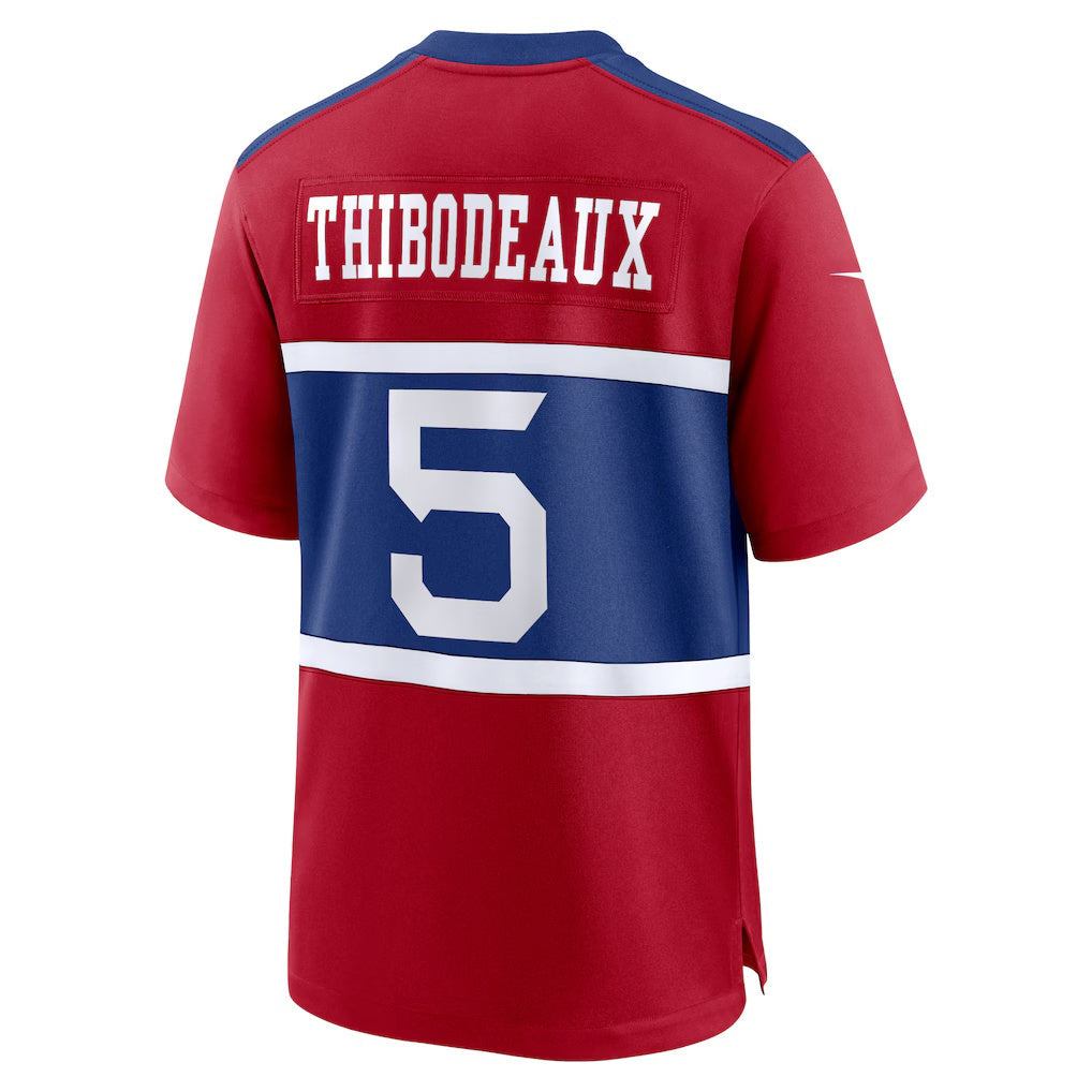 Pouc NY.Giants #5 Kayvon Thibodeaux Century Red Alternate Player Game Stitched Jerseys