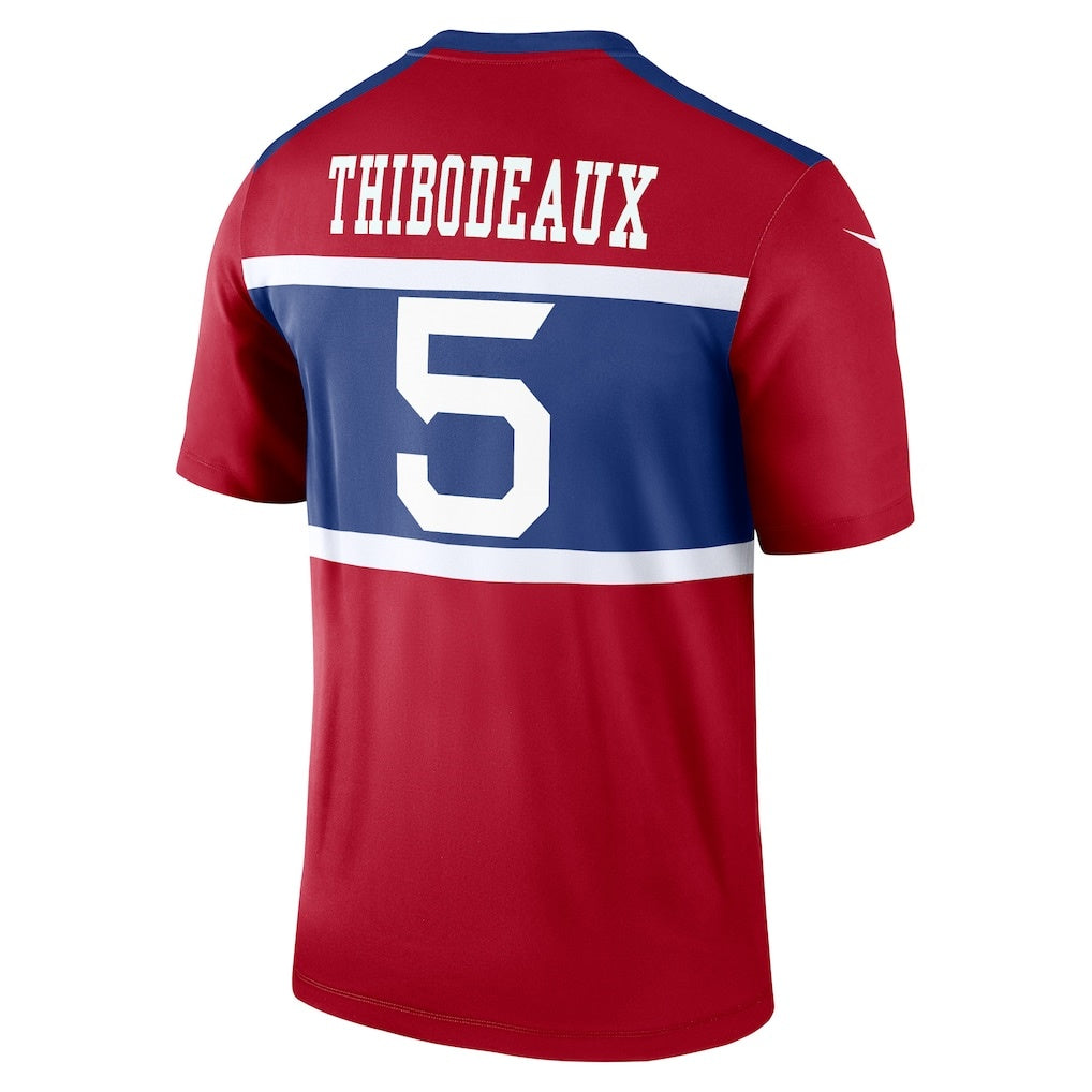 Pouc NY.Giants #5 Kayvon Thibodeaux Red Legend Player Performance Top Stitched Jerseys
