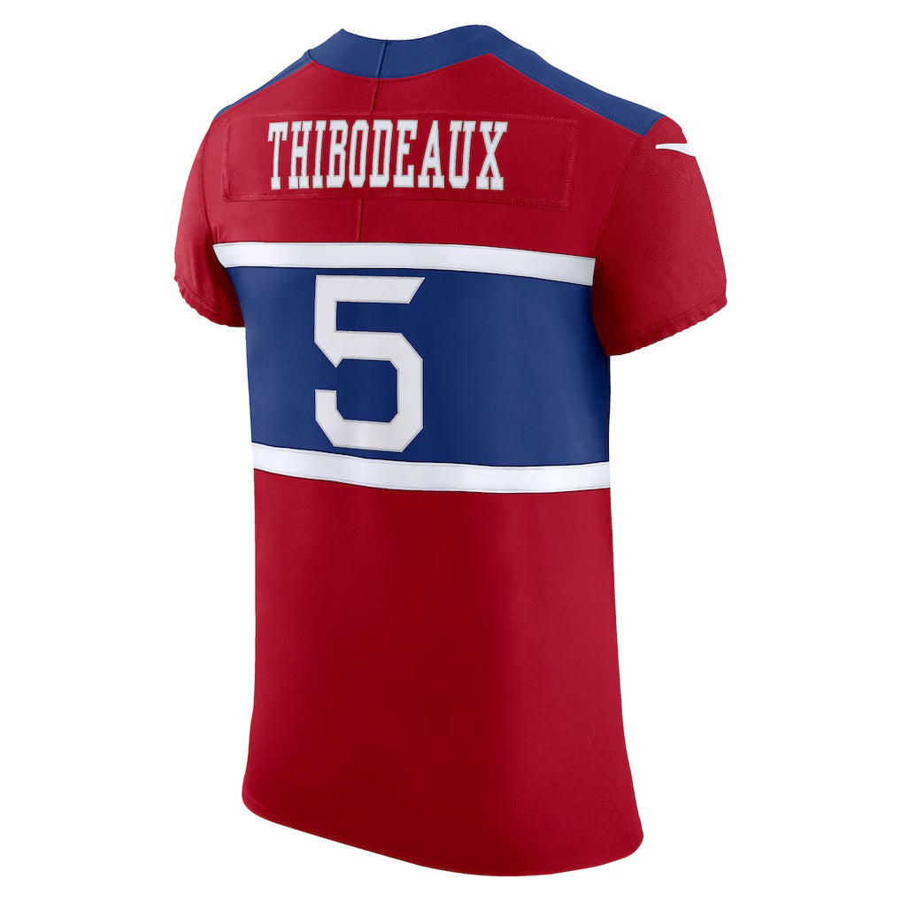 Pouc NY.Giants #5 Kayvon Thibodeaux Red Vapor F.U.S.E. Elite Player Stitched Jerseys