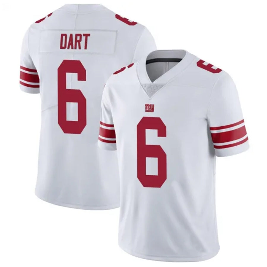 Pouc NY.Giants #6 Jaxson Dart Player White Alternate Vapor Limited Stitched Jerseys