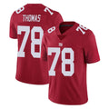 Pouc NY.Giants #78 Andrew Thomas Player Red Limited Vapor Untouchable Home Game Stitched Jerseys