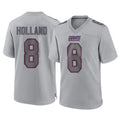 Pouc NY.Giants #8 Jevon Holland Player Gray Atmosphere Fashion Limited Game Stitched Jerseys