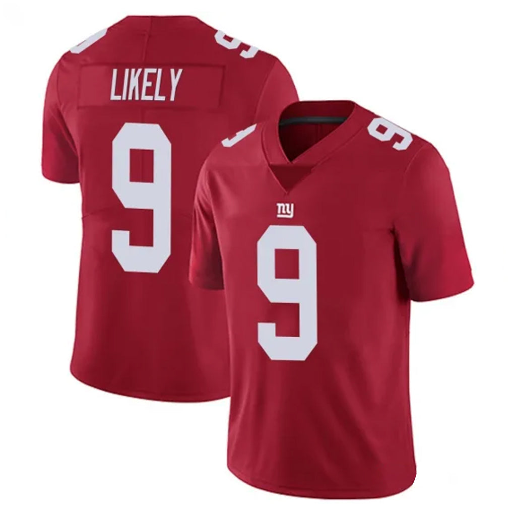 Pouc NY.Giants #9 Lsaiah Likely Player Red Limited Vapor Untouchable Home Game Stitched Jerseys