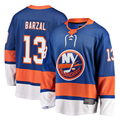 Pouc NY.Islanders #13 Mathew Barzal Royal Breakaway Jerseys