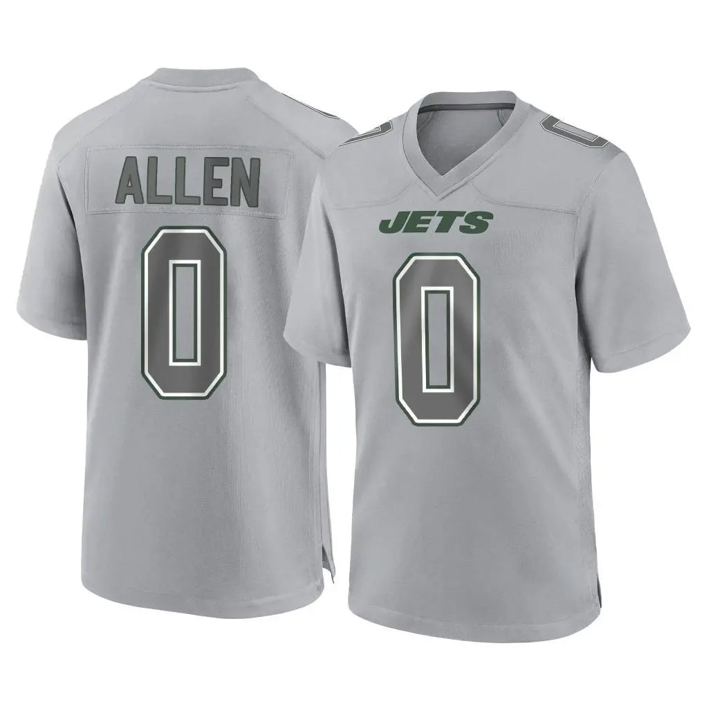 Pouc NY.Jets #0 Braelon Allen Player Gray Limited Atmosphere Fashion Home Game Stitched Jerseys