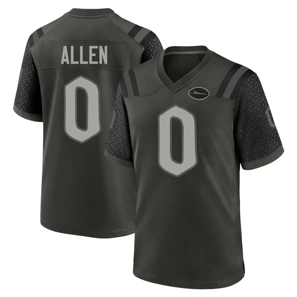 Pouc NY.Jets #0 Braelon Allen Player Green 2025 Rivalries Collection Home Game Stitched Jerseys