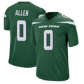 Pouc NY.Jets #0 Braelon Allen Player Green Game Stitched Jerseys