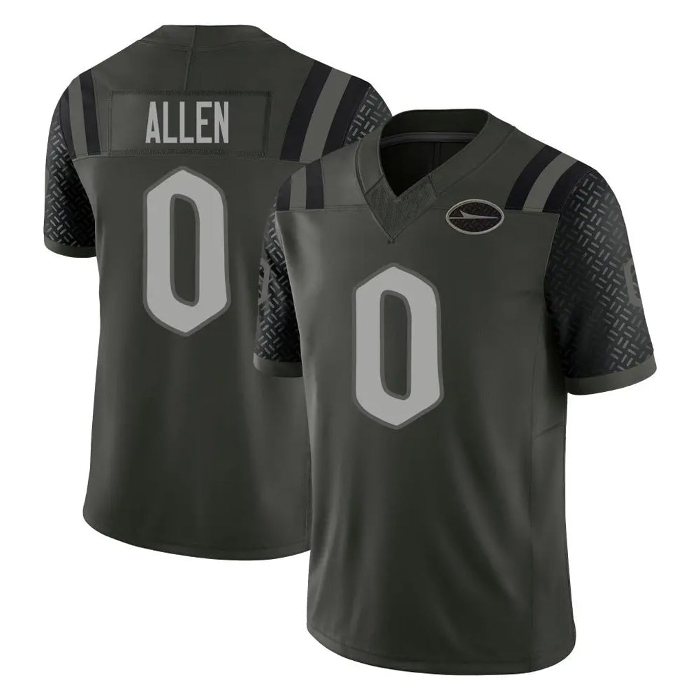 Pouc NY.Jets #0 Braelon Allen Player Green Limited 2025 Rivalries Collection Home Game Stitched Jerseys