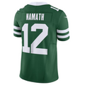 Pouc NY.Jets #12 Joe Namath Legacy Green Vapor F.U.S.E. Limited Jersey Stitched American Stitched Jerseys