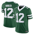 Pouc NY.Jets #12 Joe Namath Legacy Green Vapor F.U.S.E. Limited Jersey Stitched American Stitched Jerseys