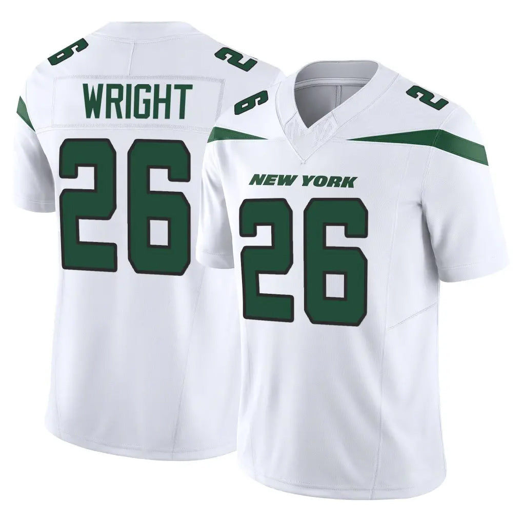 Pouc NY.Jets #26 Nahshon Wright Player White Limited Vapor F.U.S.E. Home Game Stitched Jerseys