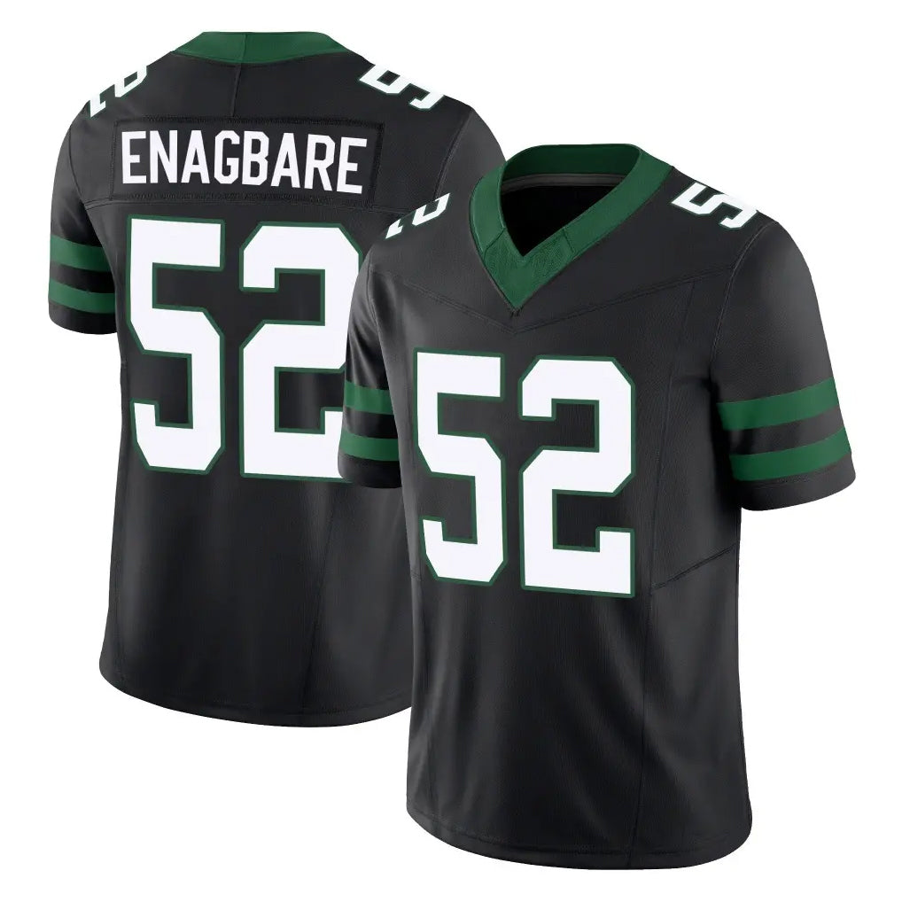 Pouc NY.Jets #52 Kingsley Enagbare Player Black Limited Legacy Vapor F.U.S.E. Home Game Stitched Jerseys