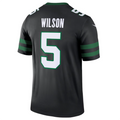 Pouc NY.Jets #5 Garrett Wilson Legacy Black Legend Jersey Stitched American Stitched Jerseys