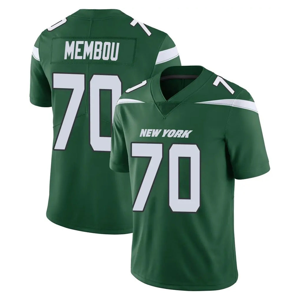 Pouc NY.Jets #70 Armand Membou Player Green Limited Vapor Home Game Stitched Jerseys