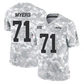 Pouc NY.Jets #71 Josh Myers Player Arctic Camo Salute to Service Limited Game Stitched Jerseys