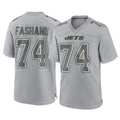Pouc NY.Jets #74 Olu Fashanu Player Gray Limited Atmosphere Fashion Home Game Stitched Jerseys