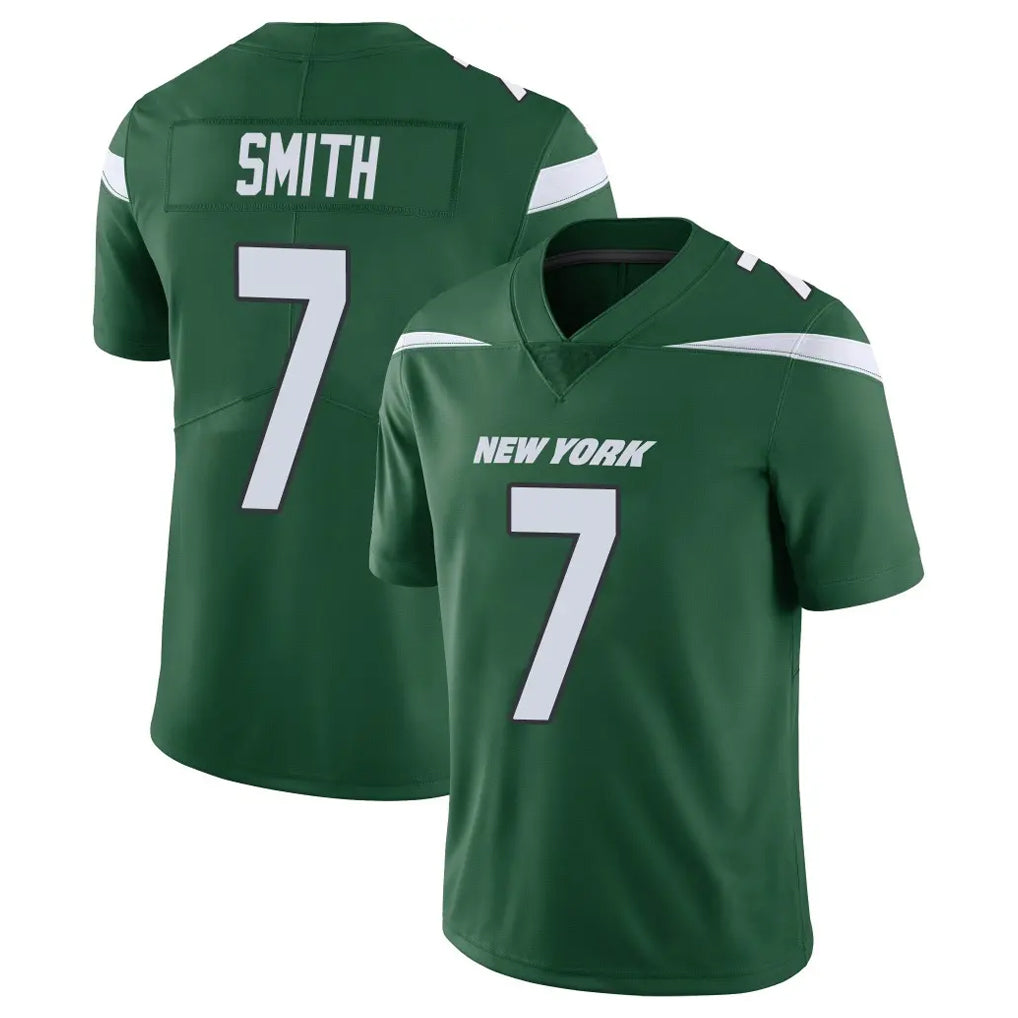 Pouc NY.Jets #7 Geno Smith Player Green Limited Vapor Home Game Stitched Jerseys