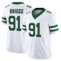Pouc NY.Jets #91 Jowon Briggs Player White Legacy Limited Vapor F.U.S.E. Home Game Stitched Jerseys