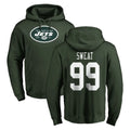 Pouc NY.Jets #99 T'Vondre Sweat Player Green LOGO Pullover Hoodies Limited Game Stitched Jerseys