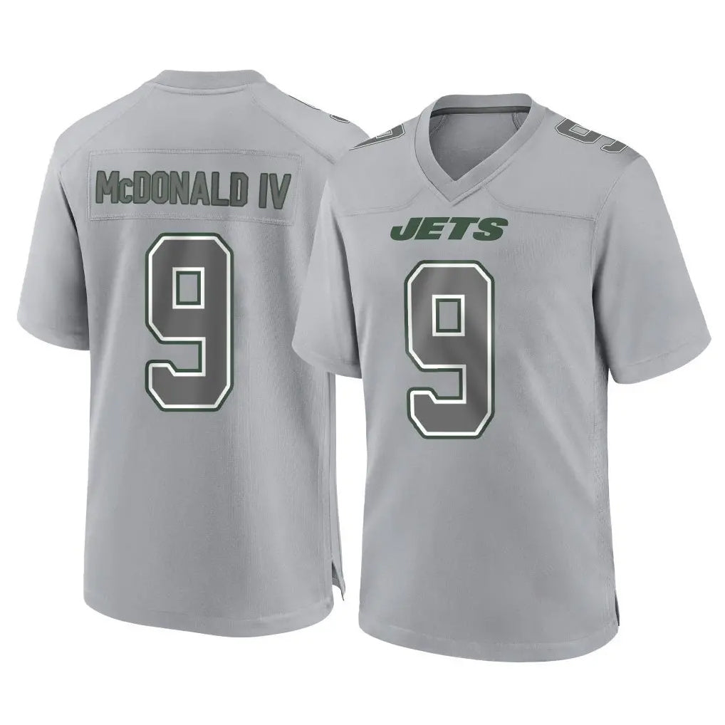 Pouc NY.Jets #9 Will McDonald IV Player Gray Limited Atmosphere Fashion Home Game Stitched Jerseys