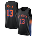 Pouc NY.Knicks #13 Tyler Kolek Jordan Brand Black Swingman Jerseys - Statement Edition