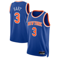 Pouc NY.Knicks #3 Josh Hart Blue Swingman Player Jerseys - Icon Edition
